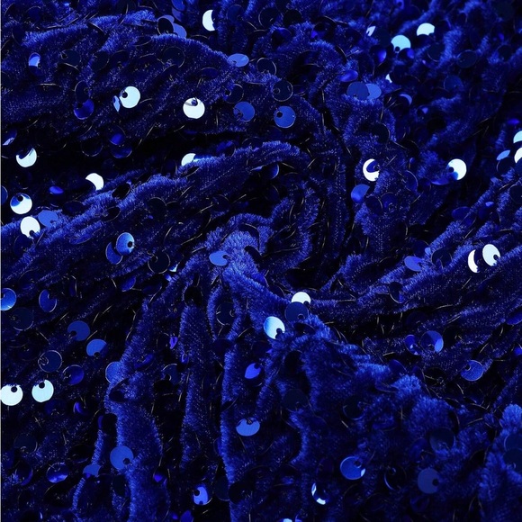 Royal Blue Mermaid Gown - Picture 11 of 11